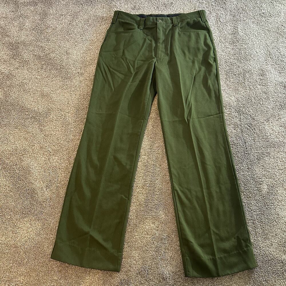 Vintage US Military Aramid Fire Resistant Trousers Mens 36x33 Green Workwear